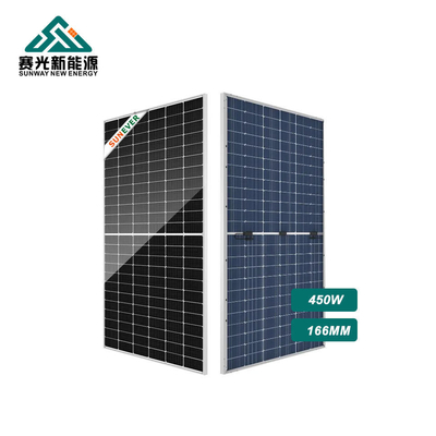 166 มิลลิเมตร PV แผ่นแสงอาทิตย์ 440w 460w 450w กับกรอบ 35MM