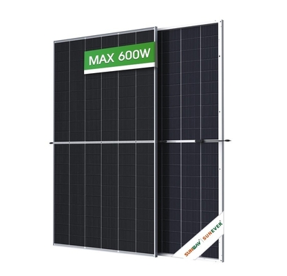 620Watt PV แผ่นแสงอาทิตย์ Inmetro รับรองครึ่งเซลล์ Perc 210mm สําหรับที่อยู่อาศัย