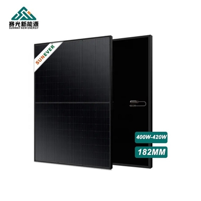 โมโนคริสตัลลีน 420W ปานล์แสงอาทิตย์แรงสูง โมดูล PV