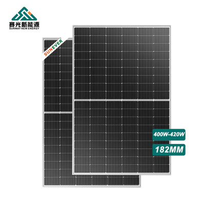 โมโนคริสตัลลีน 420W ปานล์แสงอาทิตย์แรงสูง โมดูล PV
