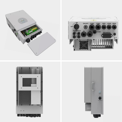 8000W 60V All In One Inverter เครื่องเปลี่ยนพลังงานแสงอาทิตย์สําหรับบ้าน Hybrid