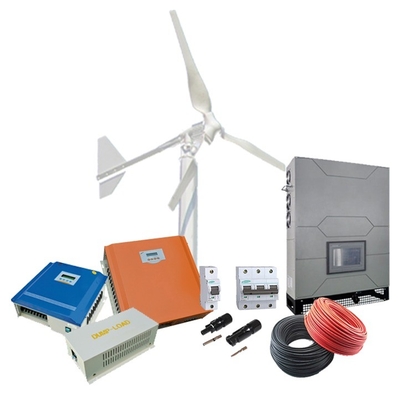 10kw 3 Phase Solar Wind Energy Home ระบบพลังงานลม 10kw บนเครือข่ายเพื่อรับรอง CE