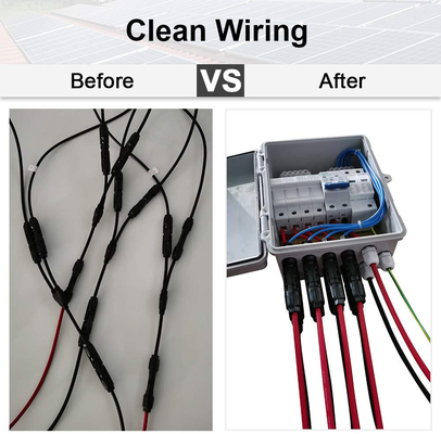 4 สตริง กันน้ํา Combiner กล่องสําหรับระบบแสงอาทิตย์ Pv สตริงกล่อง