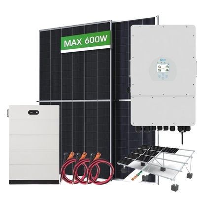 10kw 3 Phase 20kw Hybrid Solar System 220v/380v ความดันออก