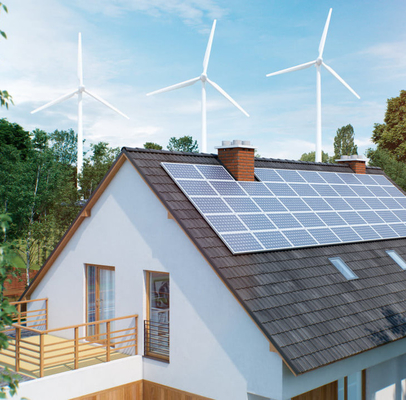 ระบบการผลิตพลังงานลม 3kw 5kw 10kw Off Grid ด้วยความถี่ออก 50HZ