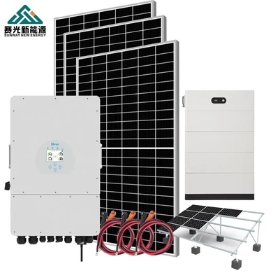 ระบบพลังงานแสงอาทิตย์ไฮบริด 4kw สําหรับอุตสาหกรรม Off Grid Mode