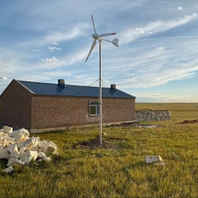 ระบบพลังงานลมแสงอาทิตย์ ไฮบริด เครื่องผลิตไฟฟ้า 10Kw Off Grid พร้อมการเชื่อมต่อขั้ว Flange