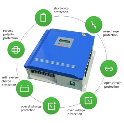 96v 3kw 12v เครื่องควบคุมการชาร์จของเครื่องจักรกลลม เครื่องควบคุมพลังแสงอาทิตย์แบบไฮบริด