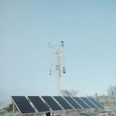 ระบบการผลิตพลังงานลมแบบไฮบริด 3Kw / 5Kw / 10Kw พร้อมใบไฟฟ้ากระจกเสริม