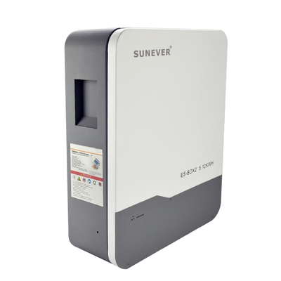 ประเภทของระบบเก็บพลังงานแสงอาทิตย์ แบตเตอรี่ฟอสฟาต LiFePO4 ขนาด 5kWh 10kWh ติดผนัง