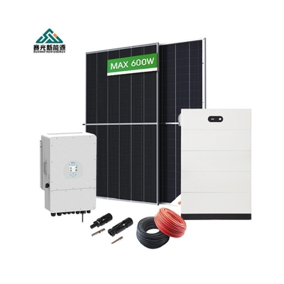5Kw-12Kw ระบบพลังงานแสงอาทิตย์ไฮบริด ครบชุดสําหรับบ้านและการออกแบบโครงการก่อนการขาย
