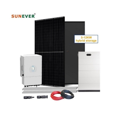 6000 วงจร 80% DOD แบตเตอรี่กรดหิน ส่งตรง 5kw ระบบแผ่นแสงอาทิตย์สําหรับบ้าน