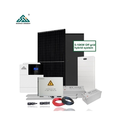 10kw 20kw 30kw Off Grid ระบบพลังแสงอาทิตย์ ด้วยเทคโนโลยีซิลิคอนโมโนคริสตัลลิน