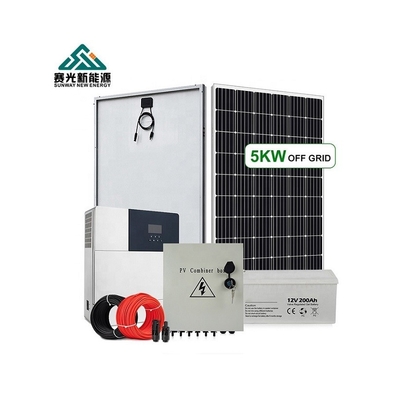 ระบบแผ่นพลังแสงอาทิตย์ 10kw 20kw 30kw ด้วยความแรงออก 110V/127V/220VAC/380VAC/480V
