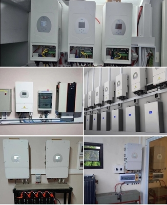 ระบบพลังงานแสงอาทิตย์ 5KW 10kw สําหรับ 220v / 380v ความดันออก 24 ชั่วโมง เวลาทํางาน