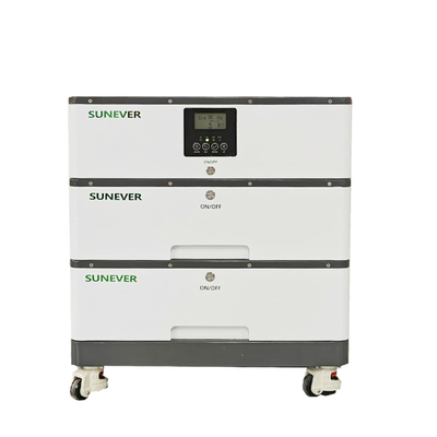 ความจุสูง 5100Wh Off Grid Power Storage แบตเตอรี่บ้านแผ่นแสงอาทิตย์