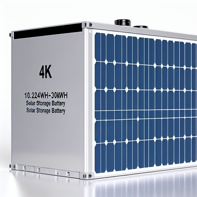 แหล่งพลังงานของแผ่นพลังงานแสงอาทิตย์ 10.24kWh-30kWh แบตเตอรี่เก็บพลังงานแสงอาทิตย์สําหรับการแก้ไขพลังงานที่ยั่งยืน