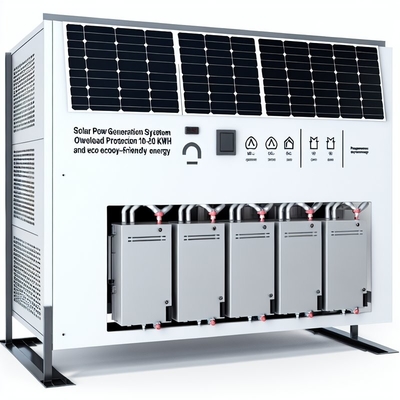 ระบบการผลิตพลังงานแสงอาทิตย์ ป้องกันความอ้วน และระยะกําลังผลิต 10-20 KWh สําหรับพลังงานที่เป็นมิตรต่อสิ่งแวดล้อม