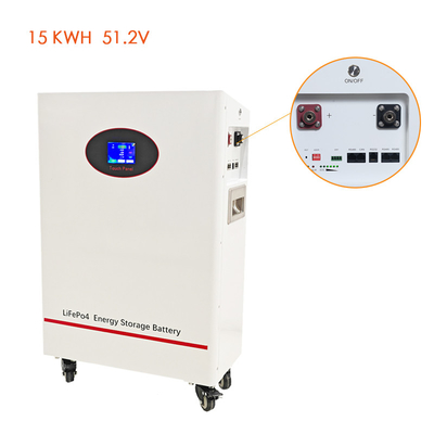 แบตเตอรี่เหล็กลิเดียมประเภท 15KWH ระยะยาว 6000 ครั้ง พร้อมรับประกัน 5 ปี