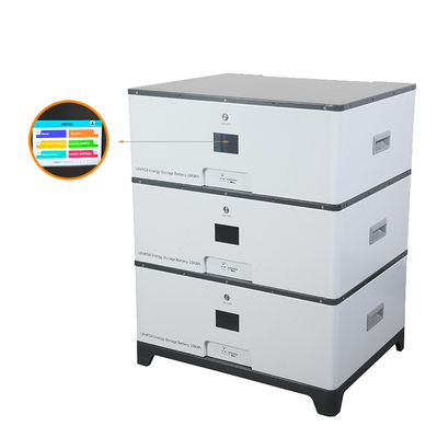 ความจุสูง Stackale แบตเตอรี่โลหะลิเดียม 5kW 10kW 100Ah 200Ah 6000 ระยะเวลา