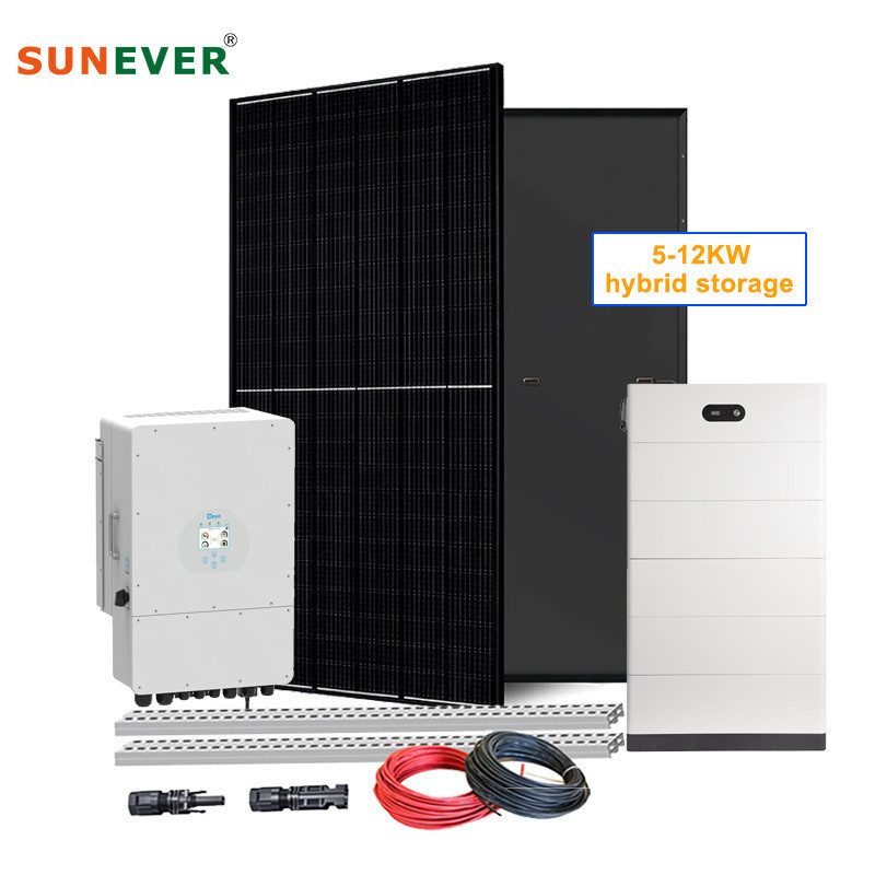 48Vdc/51.2Vdc Hybrid Pv System สําหรับบ้าน 5kw 8kw 10kw 12kw CE