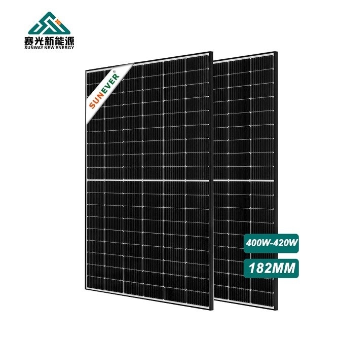 410W 420W แผ่นไฟฟ้าพลังแสงอาทิตย์ แผ่นไฟฟ้าไฟฟ้าไฟฟ้าไฟฟ้าหลังคา 31V 12.7-13.2A Imp