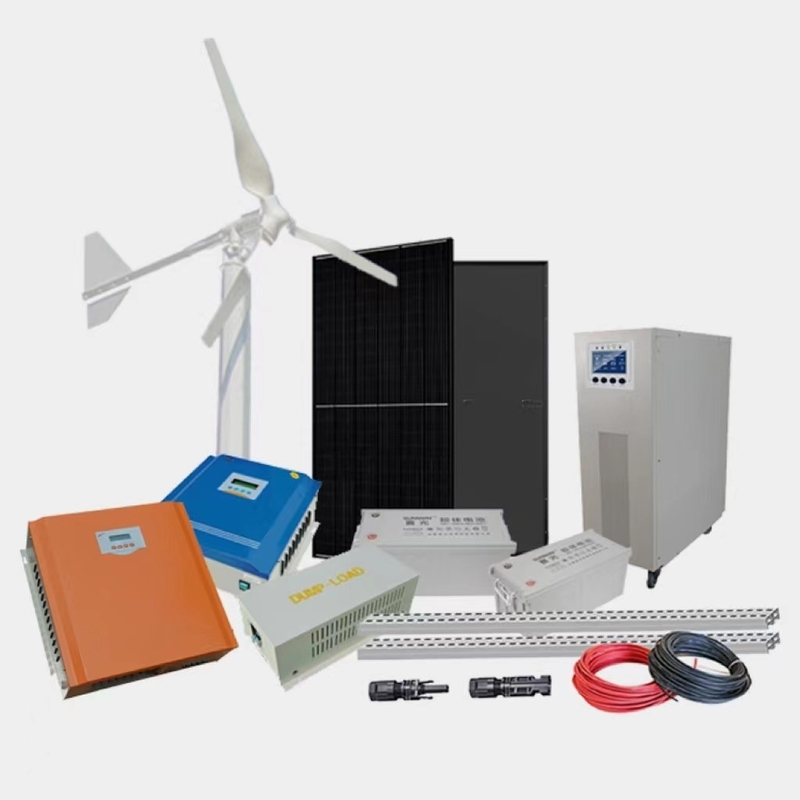 เครื่องผลิตพลังงานลม 10Kw Off Grid ระบบผลิตพลังงานลมแบบไฮบริดสําหรับพื้นที่ห่างไกล