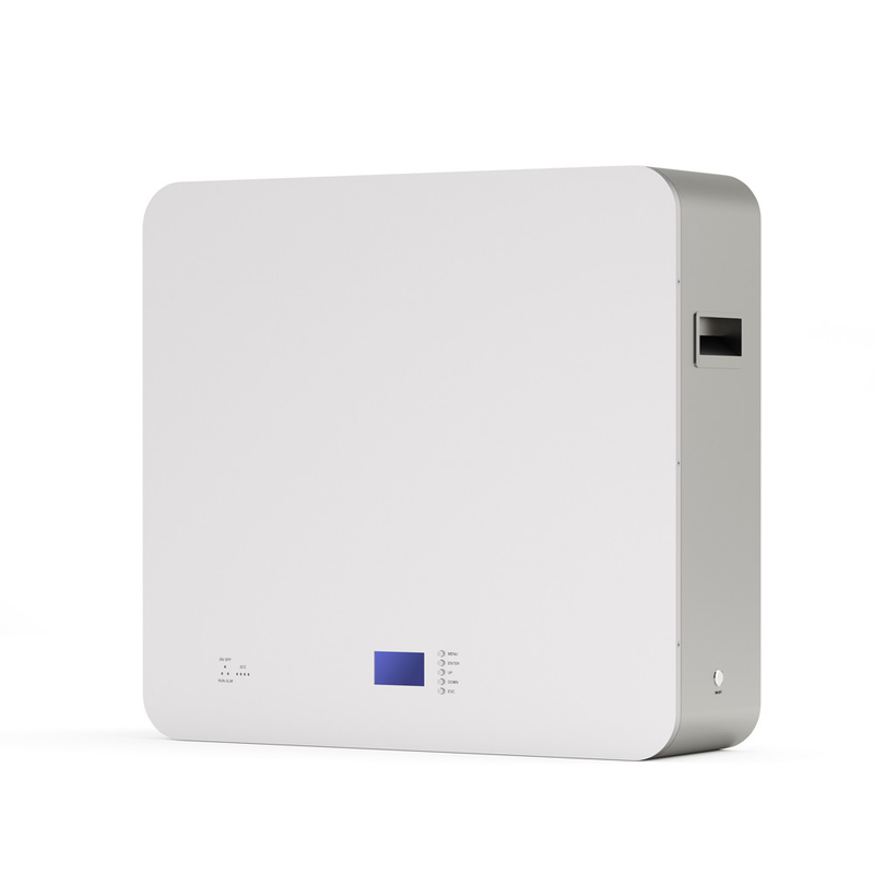 ระบบพลังงานแสงอาทิตย์ การเก็บพลังงาน 5kW 10kwh ด้วยแบตเตอรี่ติดผนัง LiFePO4 ลิทธิียม