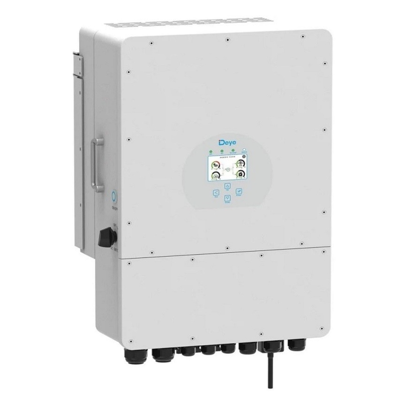 เครื่องเปลี่ยนพลังงานแสงอาทิตย์แบบไฮบริด 10kw 60v แบตเตอรี่ 40-60V โวลเตจ 2 ครั้ง พลังงานสูงสุด