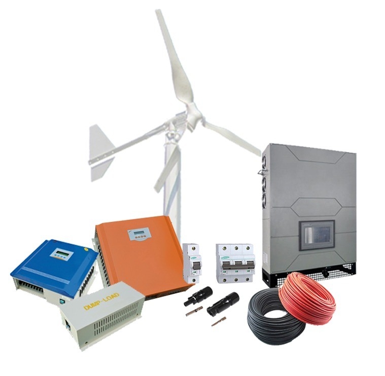 1KW / 2KW / 3KW ระบบพลังงานลมที่ใช้ในบ้าน