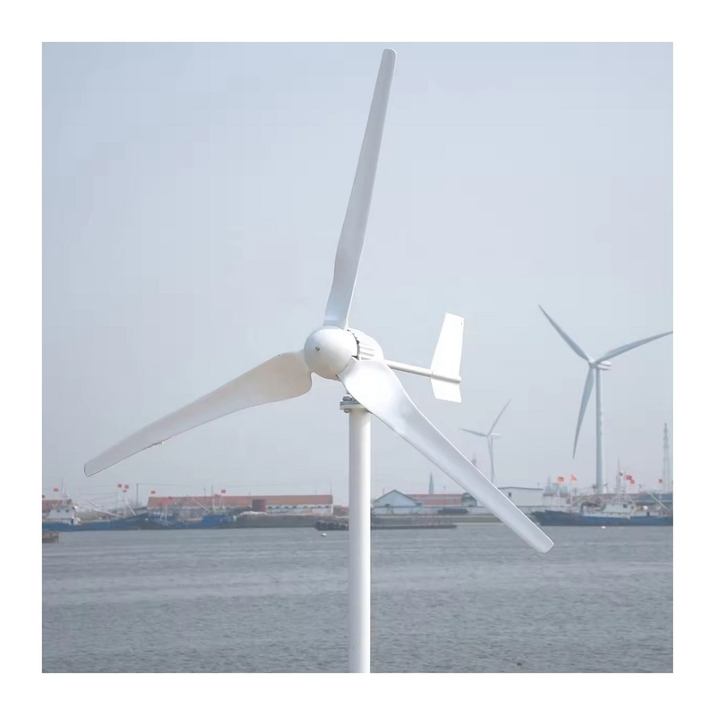 10Kw Off Grid Wind Solar Hybrid Power System พร้อมเครื่องปรับความถี่ต่ําของคลื่นไซน์บริสุทธิ์
