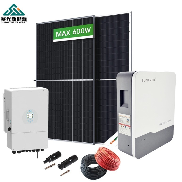 8kw ครบถ้วน ระบบพลังงานแสงอาทิตย์บ้าน ชุดระบบพลังงานแสงอาทิตย์