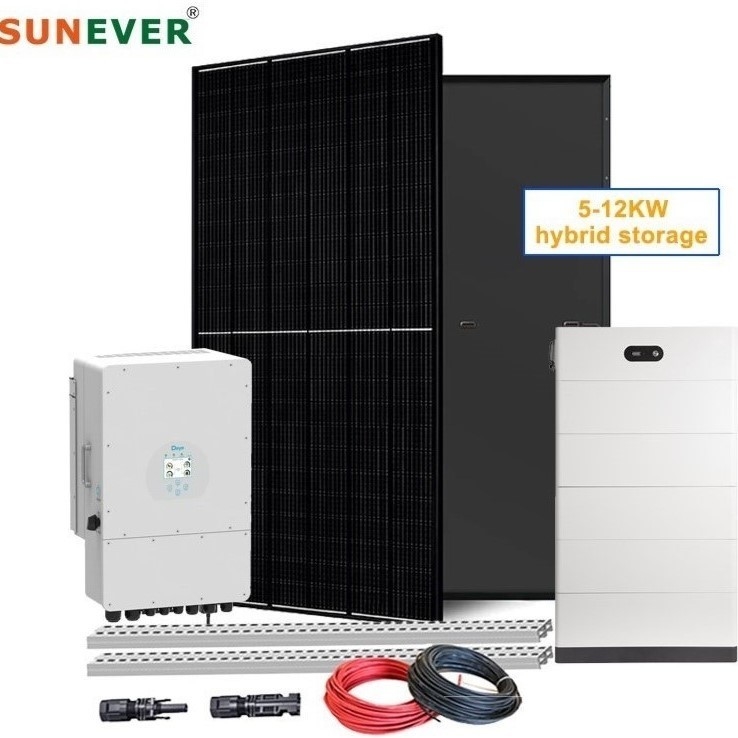 50hz ความถี่การออก 2024 ระบบเก็บพลังงานแสงอาทิตย์สําหรับบ้าน 6kw 8kw 10kw ขายออนไลน์