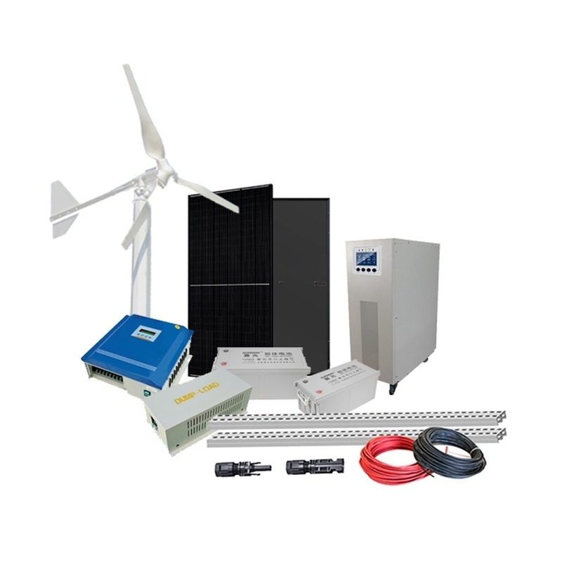 ระบบพลังงานลมชนิดแบตเตอรี่กรดหมู 5kw 10kw 48V/96V/120V/220/380V