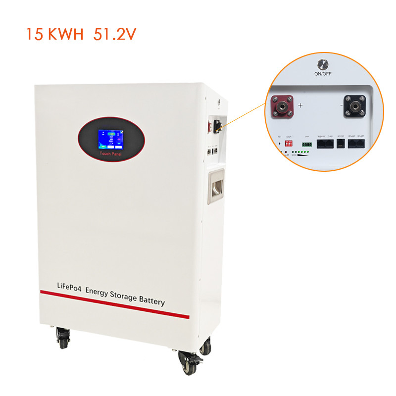 แบตเตอรี่เหล็กลิเดียมประเภท 15KWH ระยะยาว 6000 ครั้ง พร้อมรับประกัน 5 ปี