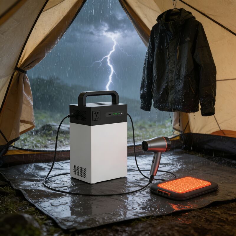 1004.8Wh ระบบพลังงานแสงอาทิตย์แบบชาร์จสองแบบ 500W ESS พกพา