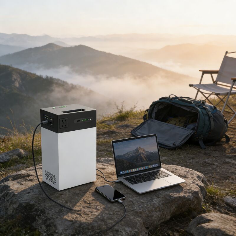 ระบบพลังงานแสงอาทิตย์ทั่วโลก 500W พร้อม ESS แบบพกพาขนาด 1004.8Wh