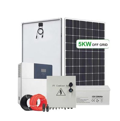 ชุดระบบพลังแสงอาทิตย์ประสิทธิภาพสูง 51.2Vdc Off Grid สําหรับตลาดเมียนมา