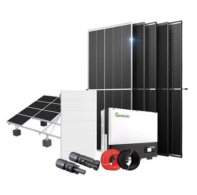 Off Grid 8000w ระบบไฟฟ้าไฟฟ้าไฮบริด 5kw ระบบแสงอาทิตย์ไฮบริด