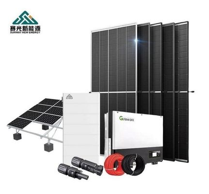 All In One Outdoor Solar Panel System With Battery ระบบพลังงานแสงอาทิตย์ขนาด 10 กิโลวัตถ์