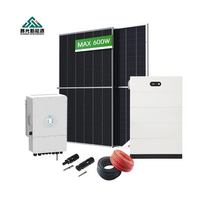 ระบบพลังงานแสงอาทิตย์ติดตั้งบนหลังคา 15kw ด้วย Deye Growatt Afore Inverter