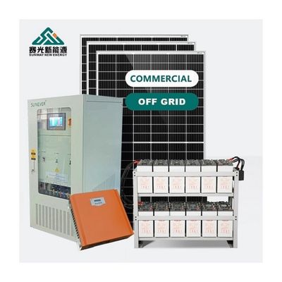 ระบบพลังงาน 20kw 30kw Off Grid ด้วยแผ่นพลังแสงอาทิตย์ 410-700 วัตต์