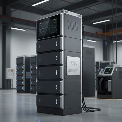 ระยะกําลังการออก 10 ถึง 20 KWh ระบบเก็บพลังงานที่มีกําลังพลังงานชื่อเสียง 5100 Wh ออกแบบเพื่อบริหารพลังงานและสนับสนุนเครือข่าย